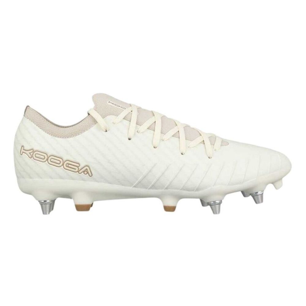 KooGa Mens Rapid Soft Ground Rugby Boots / Off White